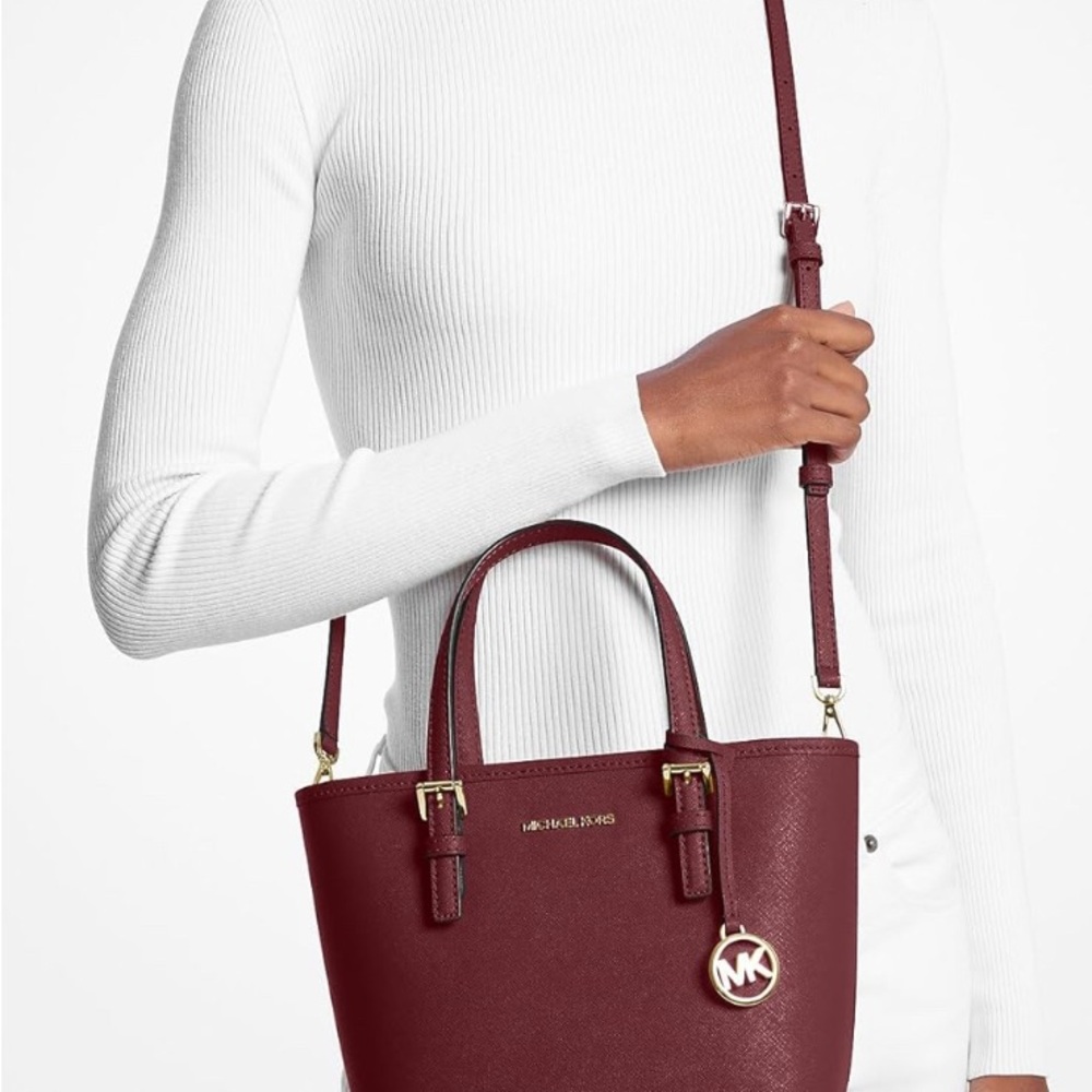Michael Kors XS Carry All Jet Set Travel Womens Tote